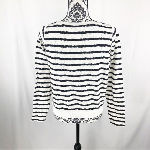 Anthropologie Postmark Walkrite Striped Knit Top - Picture 4 of 8